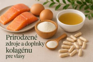 Prirodzené zdroje a doplnky kolagénu pre vlasy – výživa pre zdravé vlasy